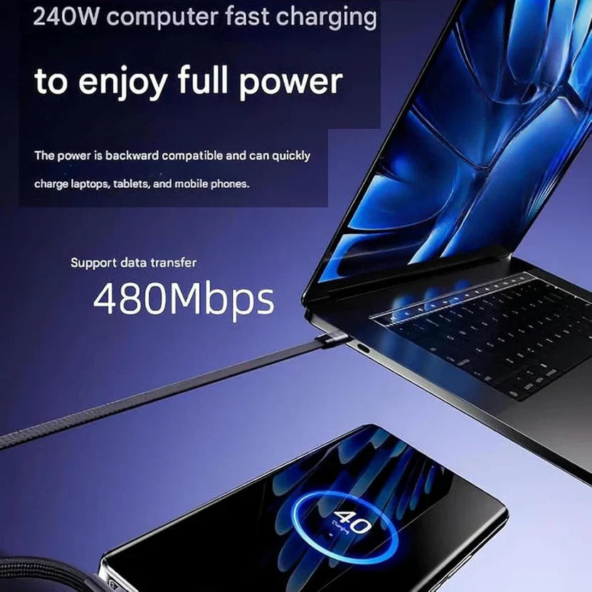 2-IN-1 CHARGING CABLE & FOLDABLE PHONE STAND