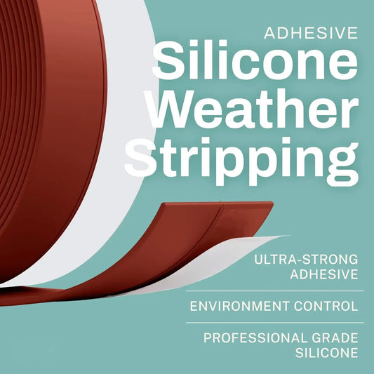5 Meter Silicone Door Draft Stopper & Window Seal Strip – Weatherproof, Dustproof, Noise Insulation for Doors, Windows & Shower Gaps