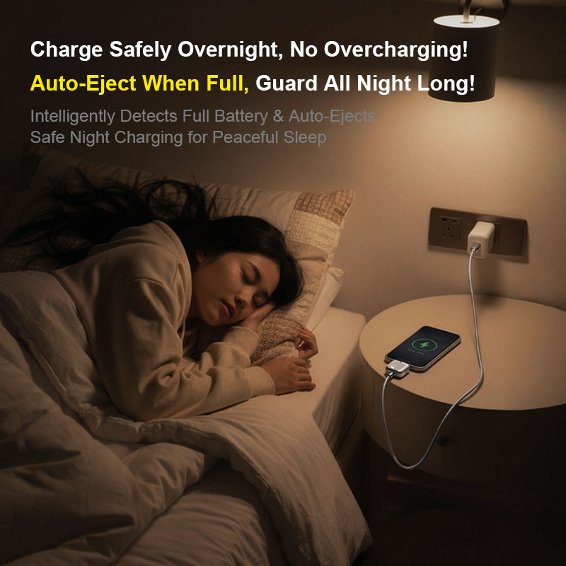 Auto Cut-Off Charging Protector – Overcharge Protection for Phone, Laptop & Tablet