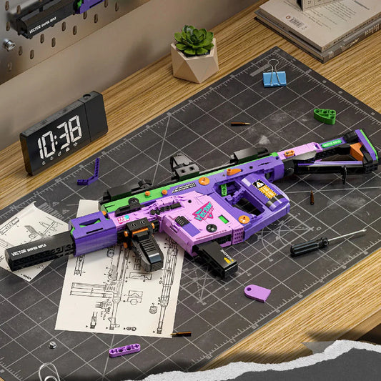 Building Block Toy Gun Set | DIY Assembly Brick Model | Educational  Construction Toy for Boys