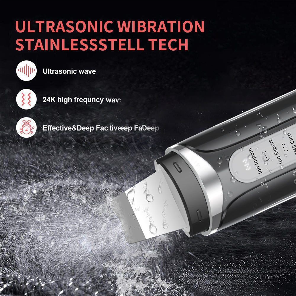 Blackhead Remover Machine | Ultrasonic Face Skin Scrubber | Deep Pore  Cleanser for Glowing Skin