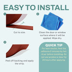 5 Meter Silicone Door Draft Stopper & Window Seal Strip – Weatherproof, Dustproof, Noise Insulation for Doors, Windows & Shower Gaps