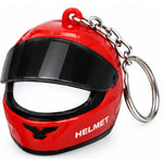 Mini Motorcycle Helmet Keychain with LED