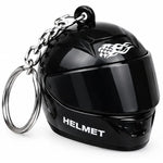 Mini Motorcycle Helmet Keychain with LED
