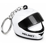 Mini Motorcycle Helmet Keychain with LED